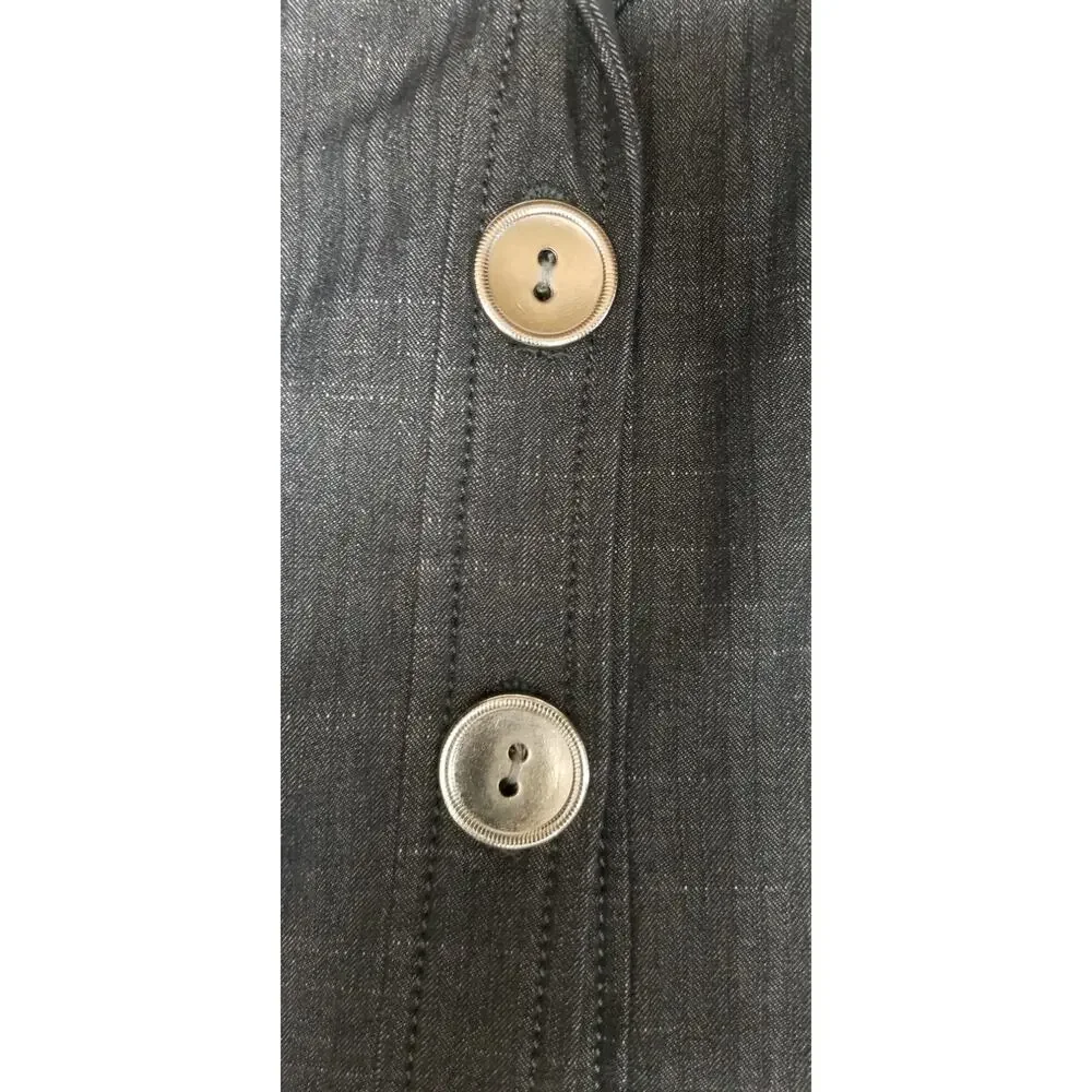 NWT Signature By Larry Levine Suit Jacket Color Heather Gray Size 8 - Picture 8 of 12